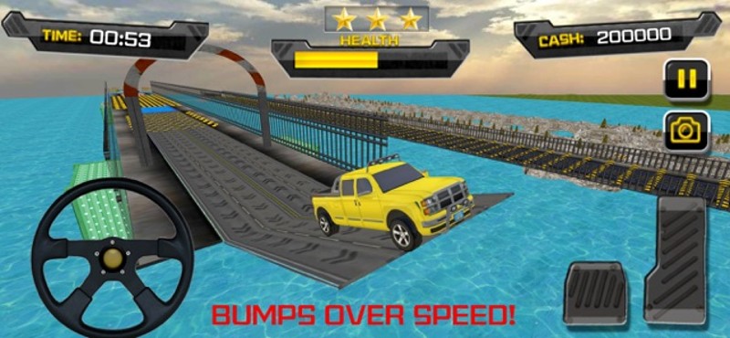 Speed Bump &amp; Car Crash 3D screenshot