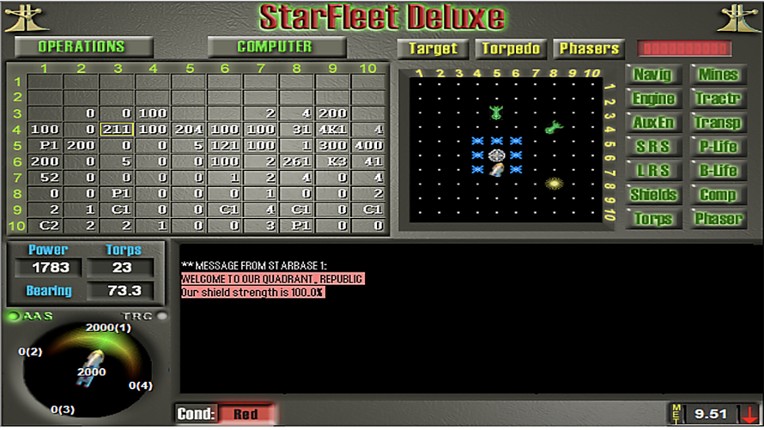 Star Fleet Deluxe screenshot