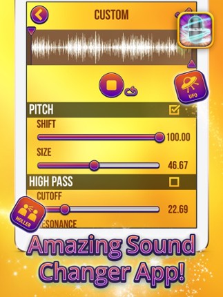 Voice Changer & Recorder – Sound Edit.or and Modifier with Funny Helium Effect.s screenshot