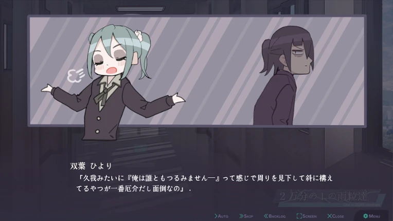 二万分の一の雨粒達 - One in 20,000 raindrops Image