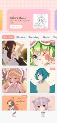 Anime Paint - Color By Number screenshot
