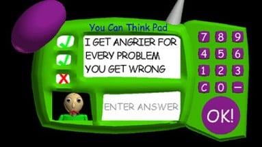 Baldi's Basics But You Can't Die. Image