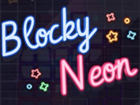 Blocky Neon Image