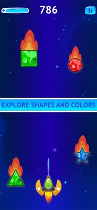 Galaxy shape and color shooter screenshot