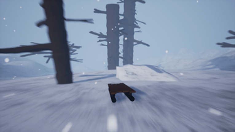 Down hill sledding screenshot