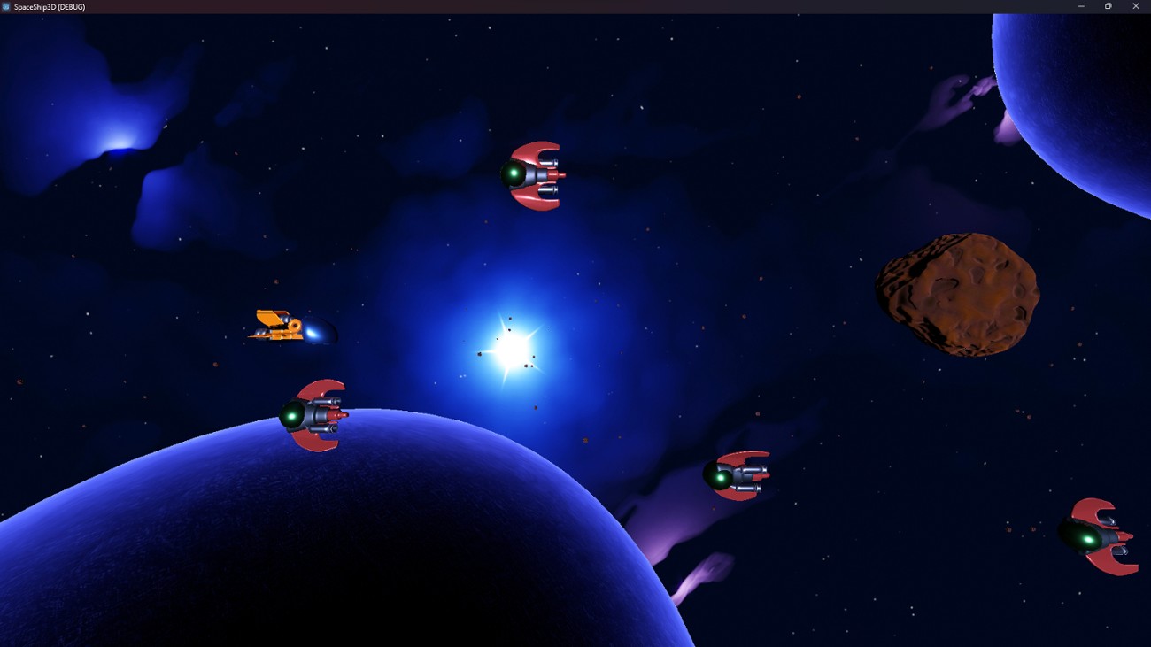 Games like SpaceShip 3D Godot Engine C# and Vulcan