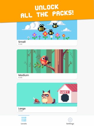 Pixsaw: Pixel Jigsaw Puzzle screenshot