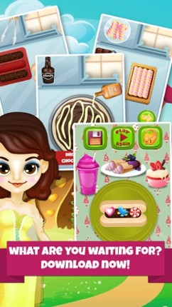 Pizza Dessert Maker Salon - Candy Food Cooking & Cake Making Kids Games for Girl Boy! screenshot