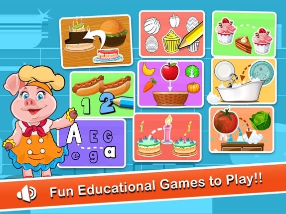 Preschool Zoo Educational Learning &amp; Puzzle Games for Kids! screenshot