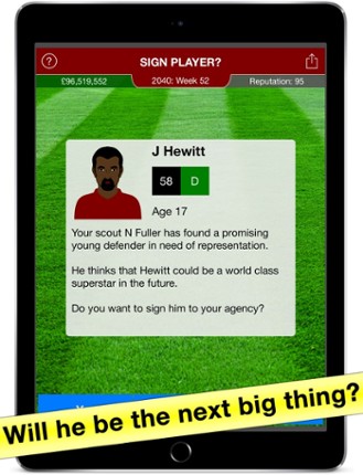 Soccer Agent: Football Game screenshot