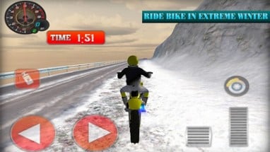 Winter Skill Driving Motorcycl Image