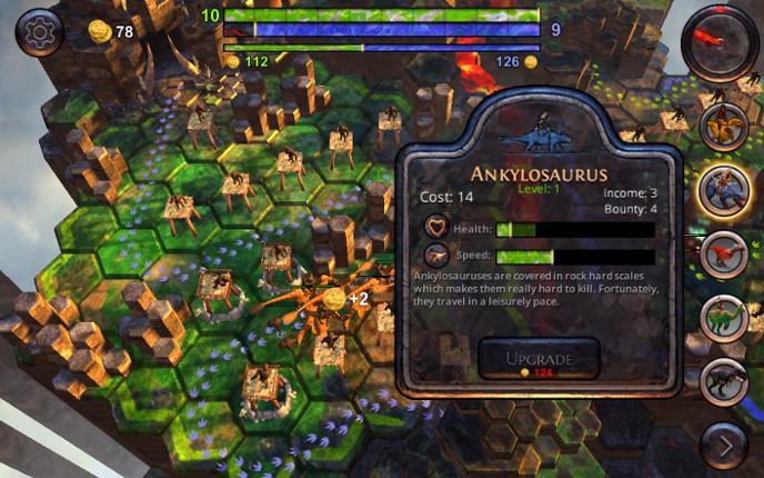 Dino Wars: Tower Defense screenshot