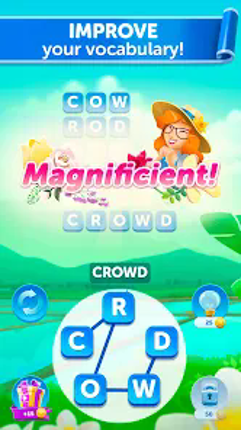 Bouquet of Words: Word Game Image