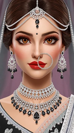 Bride Wedding DressUp & Makeup Image
