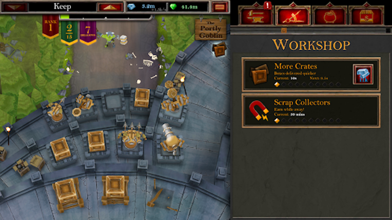 Castle Fusion Idle Clicker screenshot