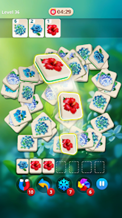 Tile Blossom Forest: Triple 3D Image