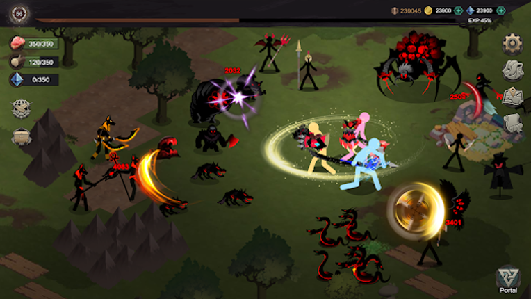 Stickman Dungeon: Idle RPG War screenshot