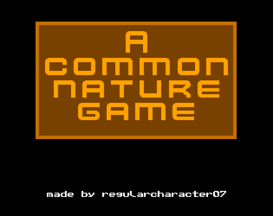 A common nature game Game Cover