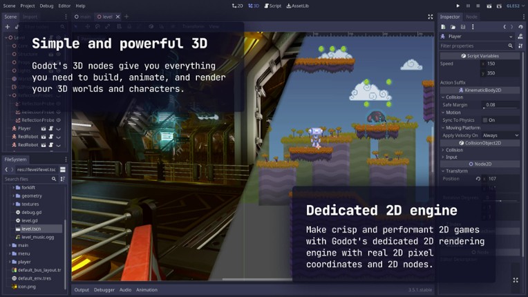 Godot Engine screenshot
