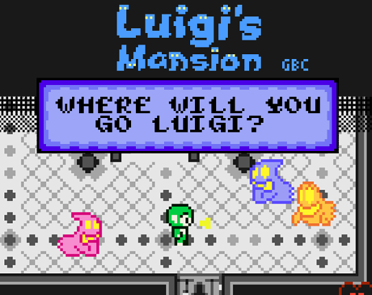 Luigi Mansion Gameboy Demake - GB Compo 25 Image