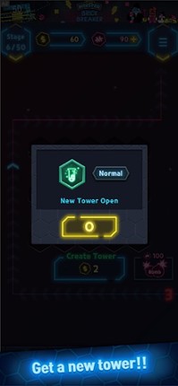 Neon Merge Defense Image