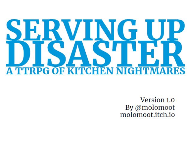 Games like Serving Up Disaster
