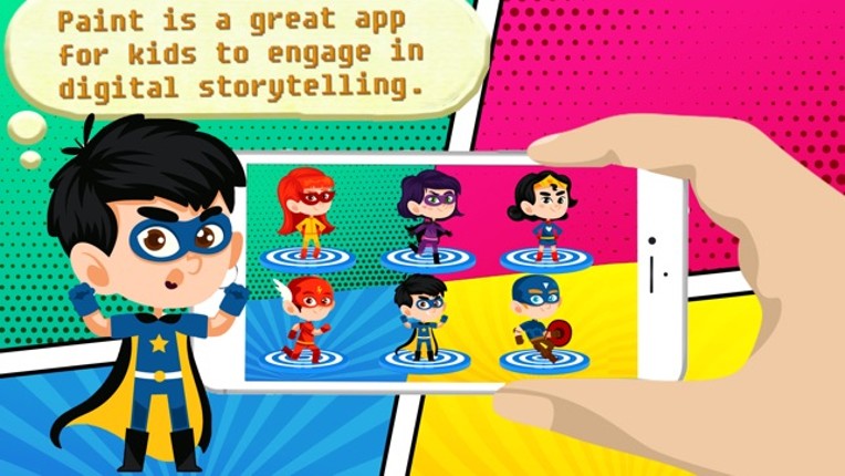 Superhero Coloring Game - The buddy artstudio Image