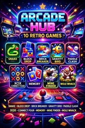 Arcade Hub - 10 Retro Games (10 in 1) Image