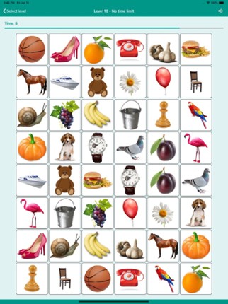 Brain game. Picture Match Image