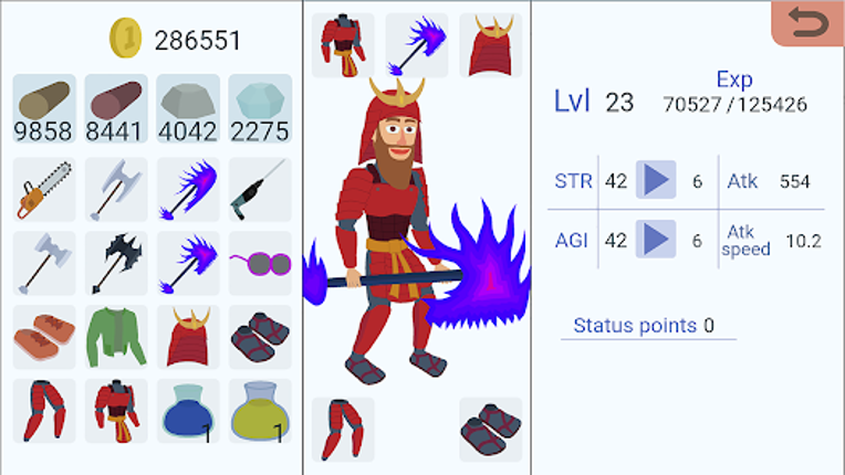 Mining Clicker: Axe and Hammer screenshot