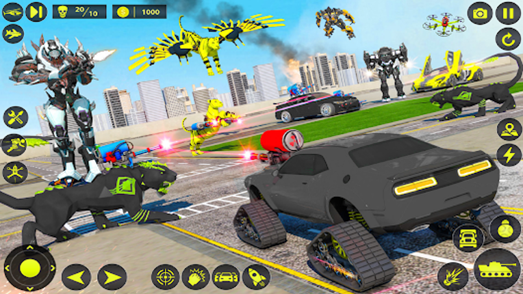 Army Tank Robot Car Games: screenshot