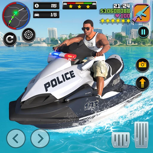 Games like Police Boat Chase Crime Games