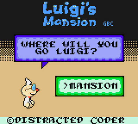 Luigi Mansion Gameboy Demake - GB Compo 25 Image