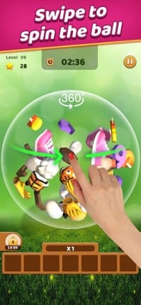 Match 3D Bubble screenshot