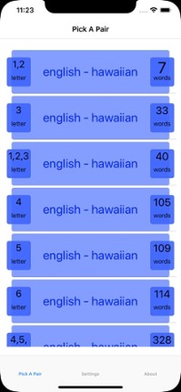 PickAPair Hawaiian - English Image