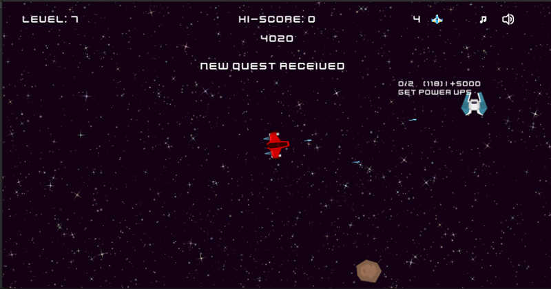 Random Asteroids (Unity ECS) Game Cover