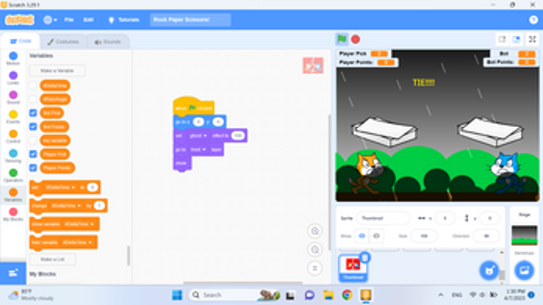 Rock Paper Scissors Game! Image