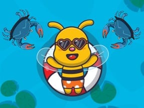 Swimming Bee Image