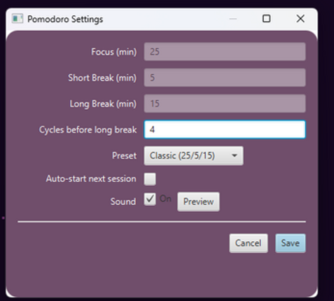 Tamagotchi + Pomodoro для Windows screenshot