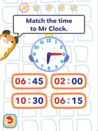 Tell the Time with Bubbimals screenshot