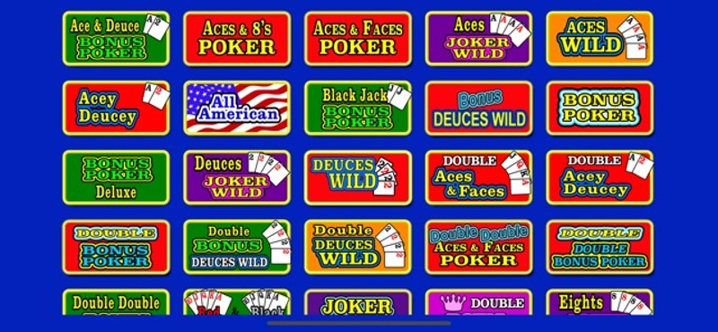 Video Poker Analyzer screenshot