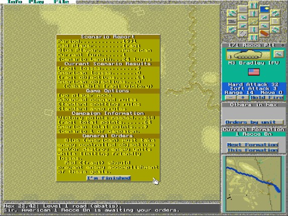 Wargame Construction Set II: Tanks! screenshot