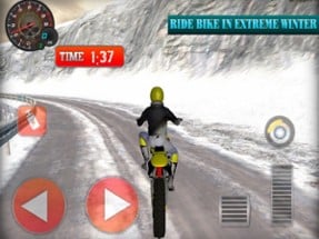 Winter Skill Driving Motorcycl Image