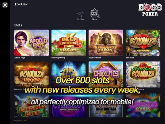 Boss Poker-Casino Slots Games screenshot