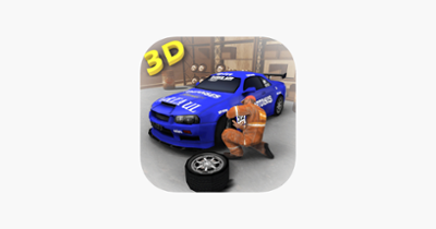 Car Mechanic Workshop 3D Image