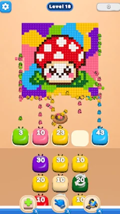 Bug Flow: Pixel Puzzle Image
