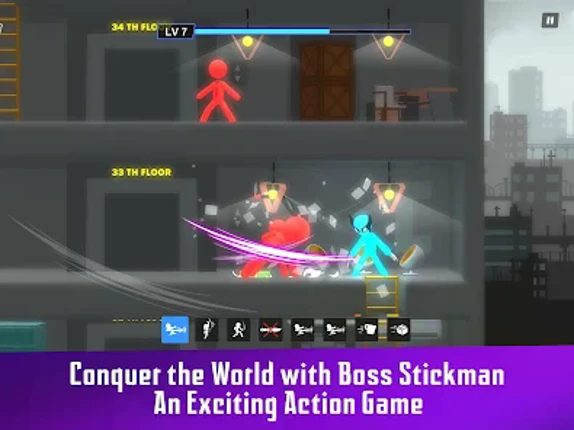 Boss Stick man Image