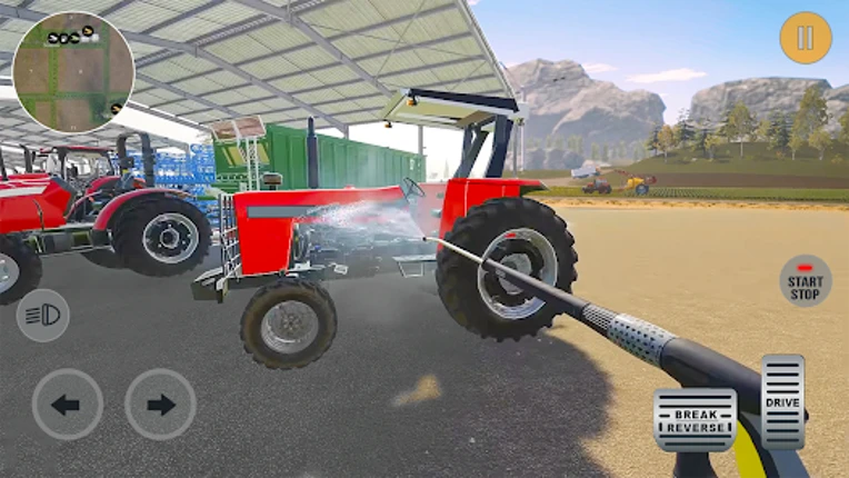 Village Farm Tractor Driving screenshot