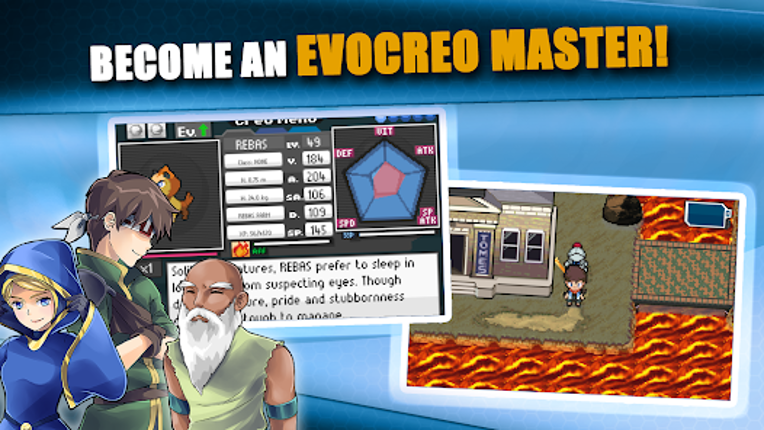 EvoCreo - Pocket Monster Game screenshot