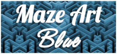 Maze Art: Blue Image